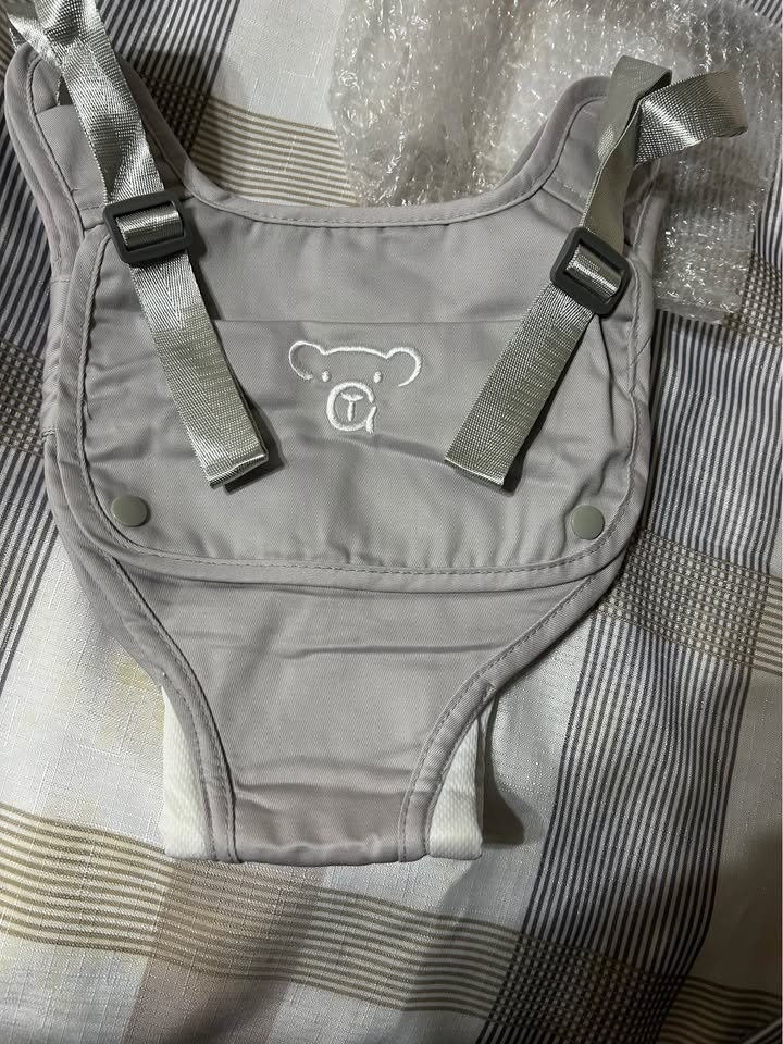 NEW-baby carrier or doorway jumper hrness, Grey - photo 2