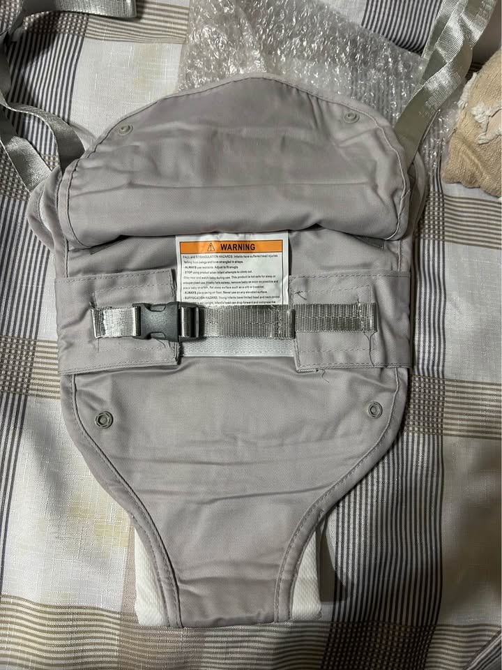 NEW-baby carrier or doorway jumper hrness, Grey - photo 3