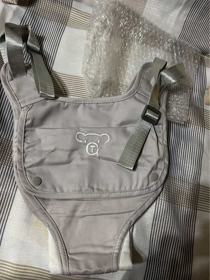 NEW-baby carrier or doorway jumper hrness, Grey - photo 5