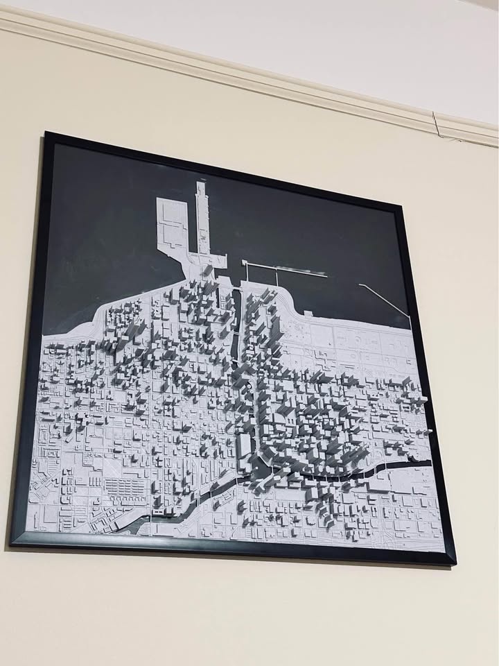 24x24 Inches Chicago 3D Art - photo 2