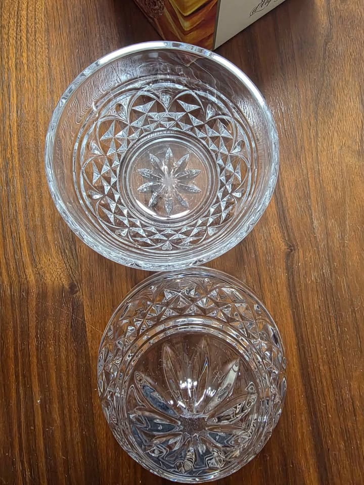 Large Vintage Cristal d'Arques lead crystal egg trinket - photo 3