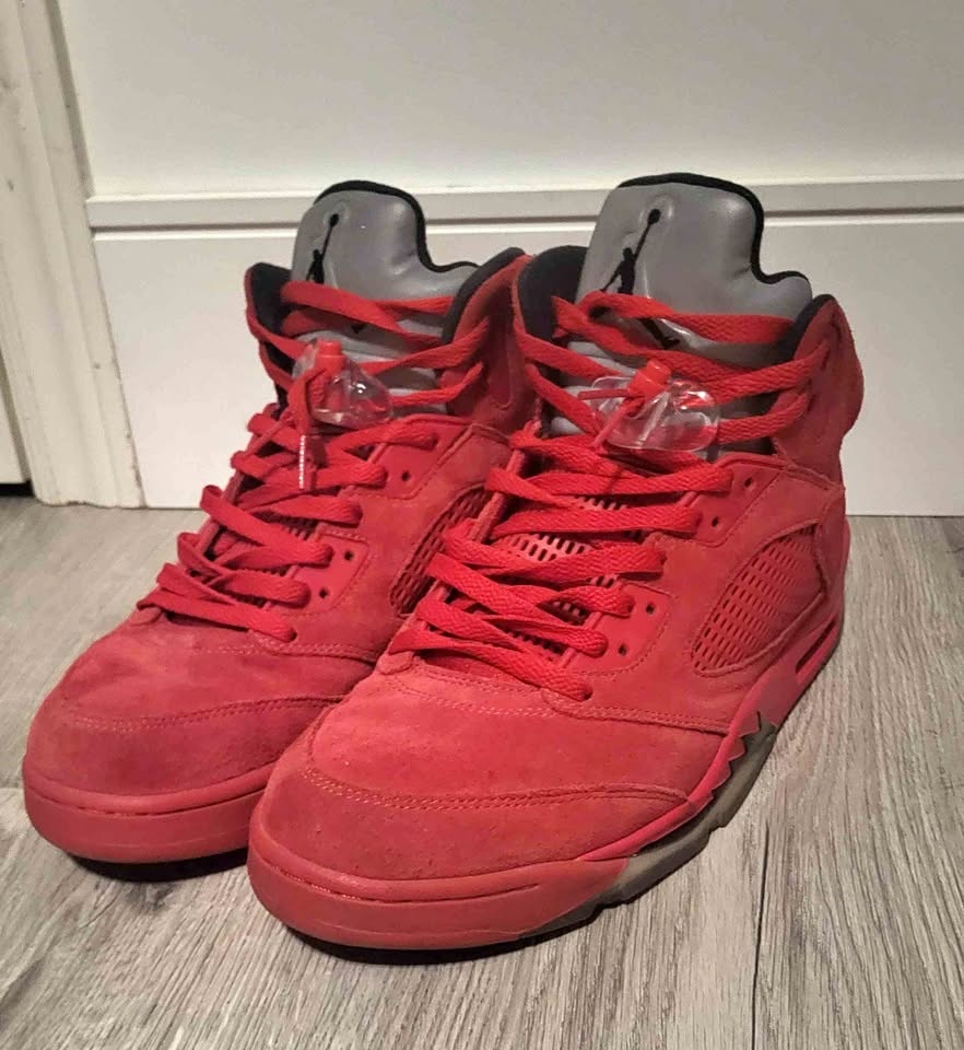 Jordan 5 Red Suede