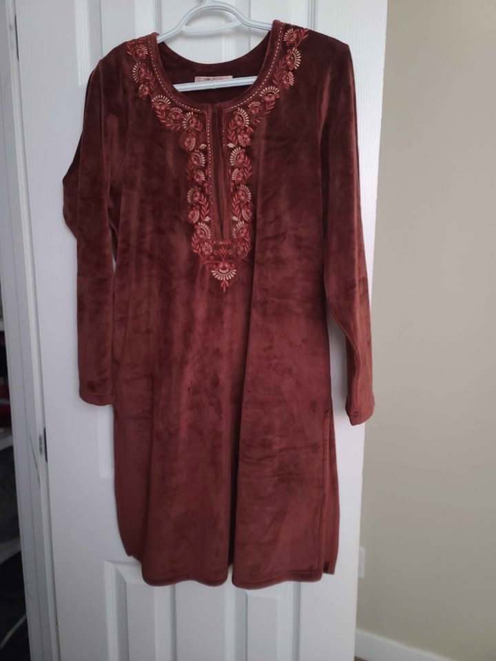 Velvet Kurta set / cord set for women (take both for $50) - photo 5