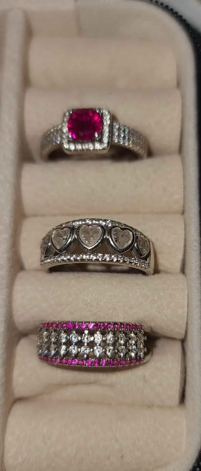 925 silver rings (size 7) - photo 3