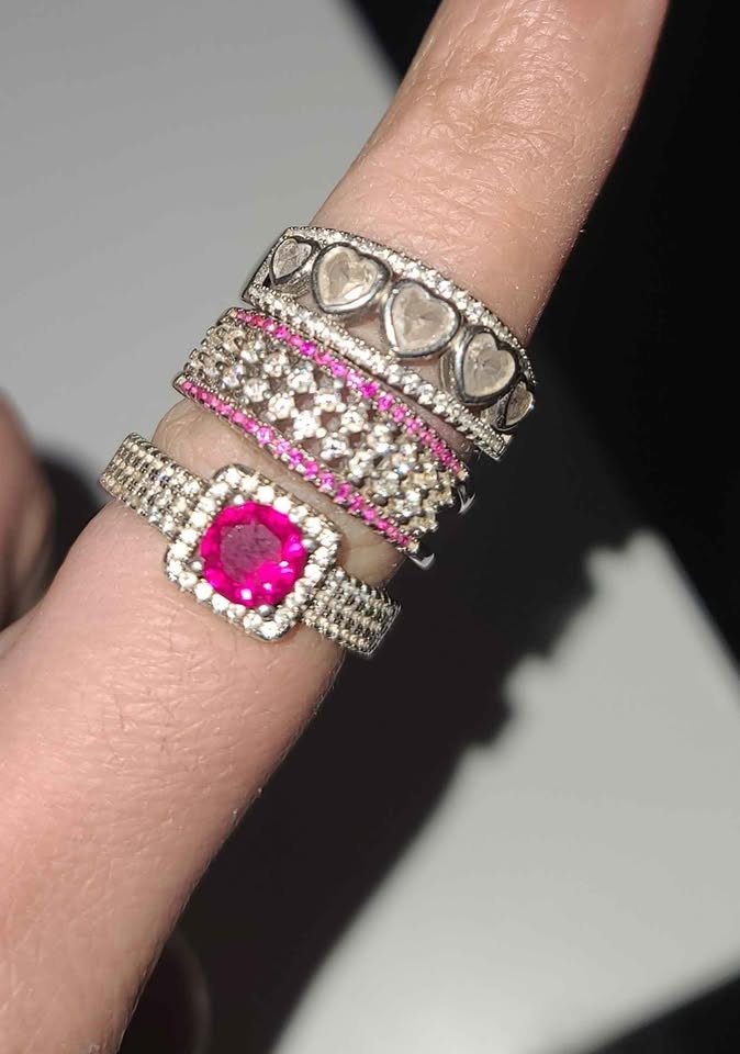 925 silver rings (size 7) - photo 4