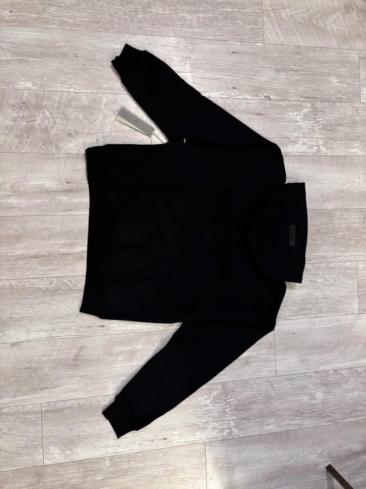 Black essentials hoodie - photo 2