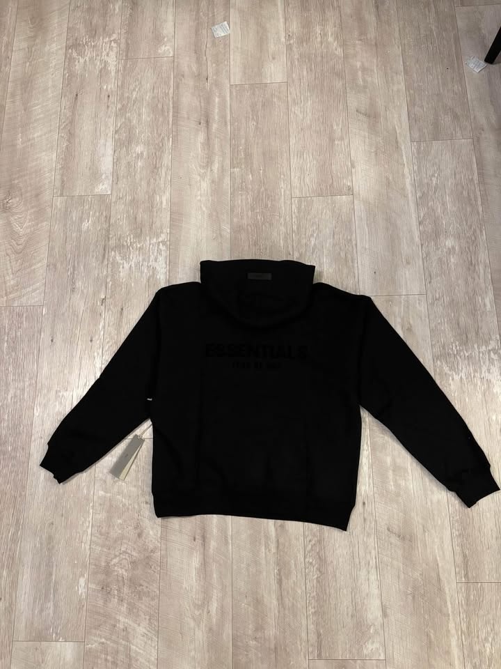 Black essentials hoodie - photo 3