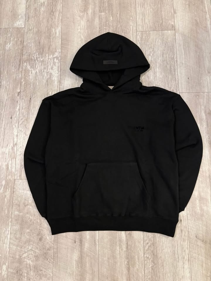Black essentials hoodie - photo 4