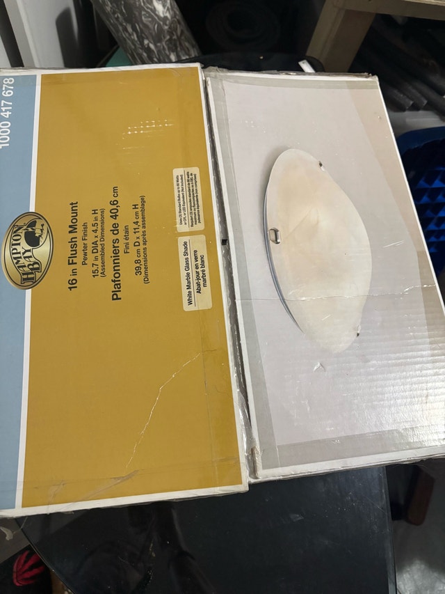 Hampton Bay 16-inch Flush Mount Ceiling Light