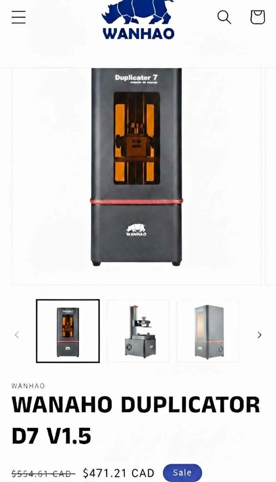 WANAHO DUPLICATOR D7 resin printer