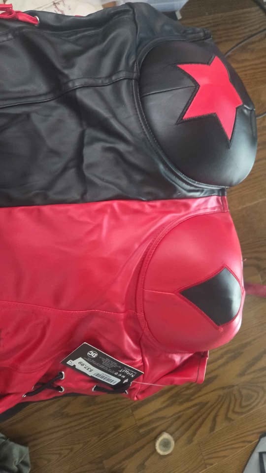 Harley Quinn Costume - Top & Shorts Large Spirit New - photo 2