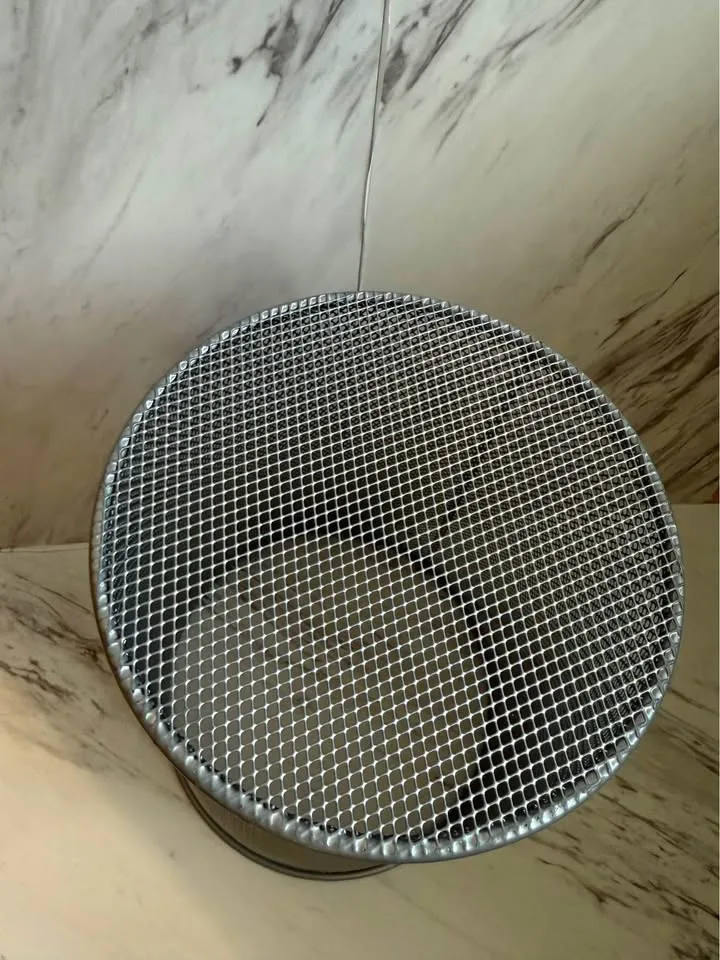 Mesh metal waste bin image indicator(3)