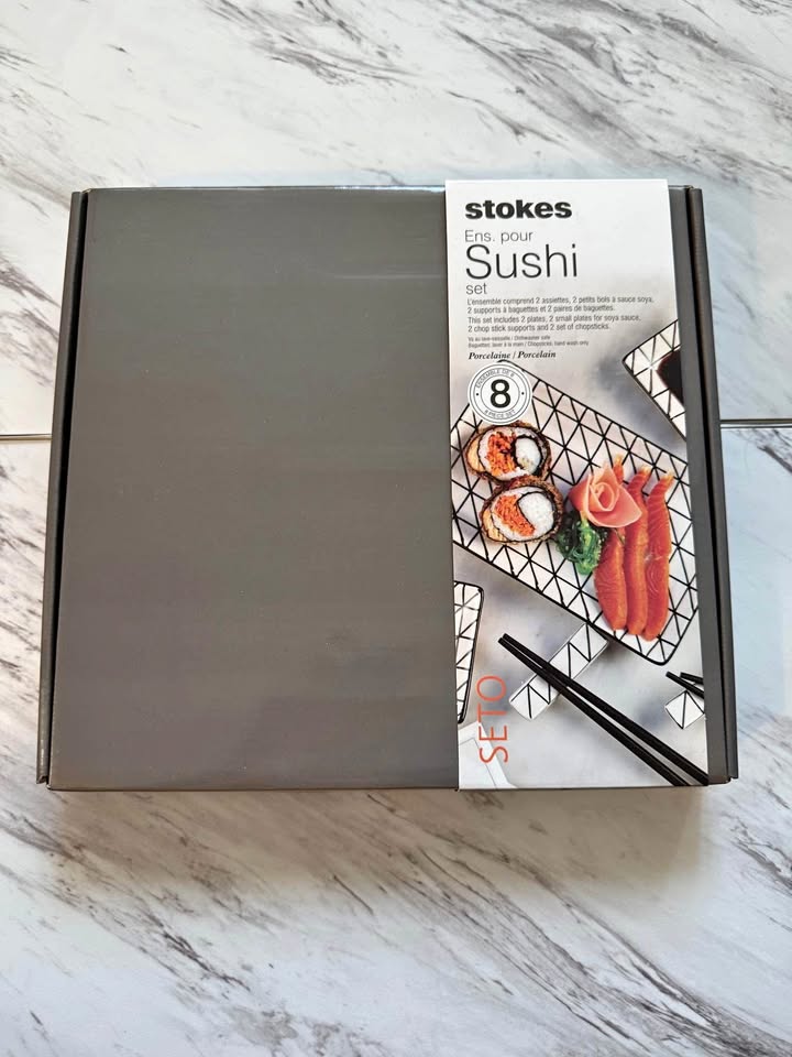 Sushi plate set - new