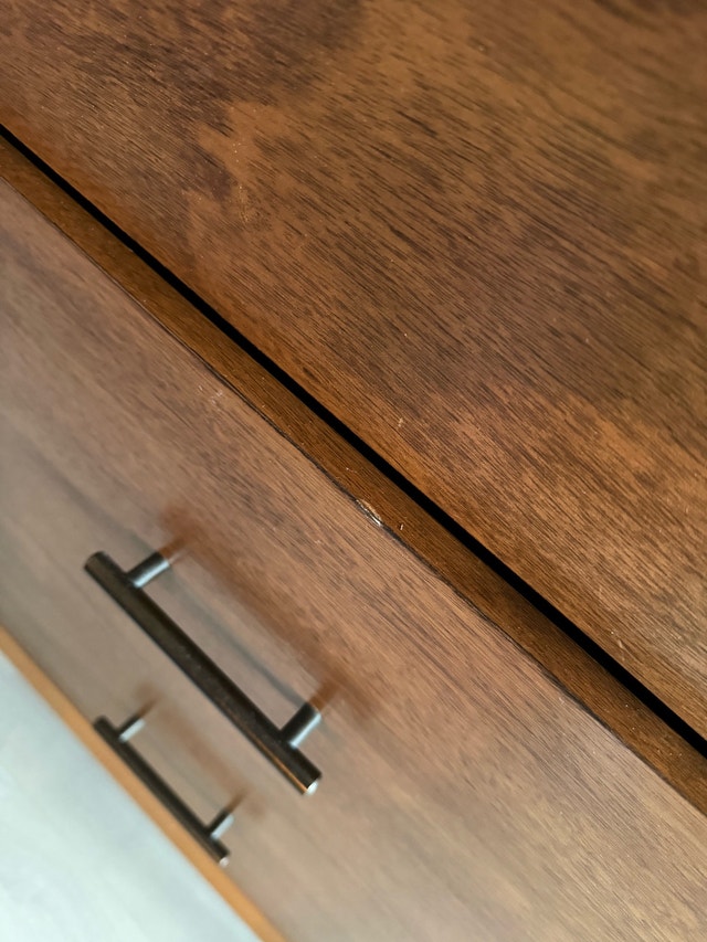 Mid-Century 3-Drawer Chest / Dresser – Solid Wood - photo 4