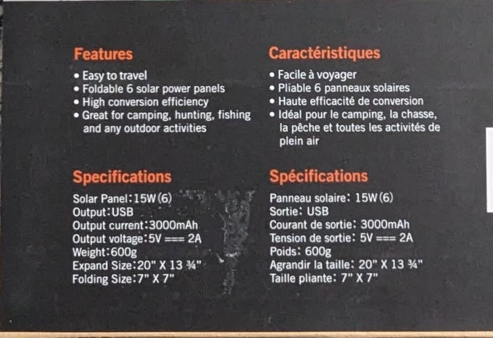 Silverback foldable solar panel - Brand new in box, 2 avail - photo 2