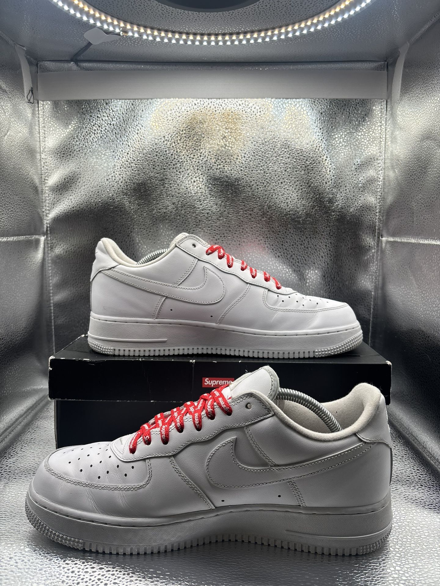 Nike Air Force 1 Low Supreme White - photo 5