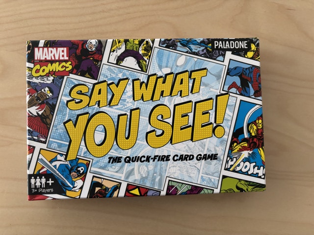 Marvel SAY WHAT YOU SEE game