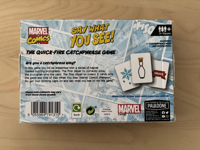 Marvel SAY WHAT YOU SEE game - photo 2