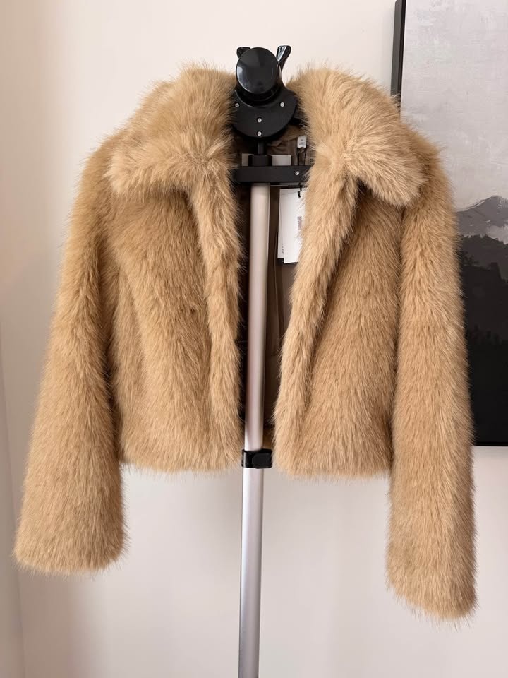 Aritzia Chamonix Coat Fur Coat Size S NWT - photo 2