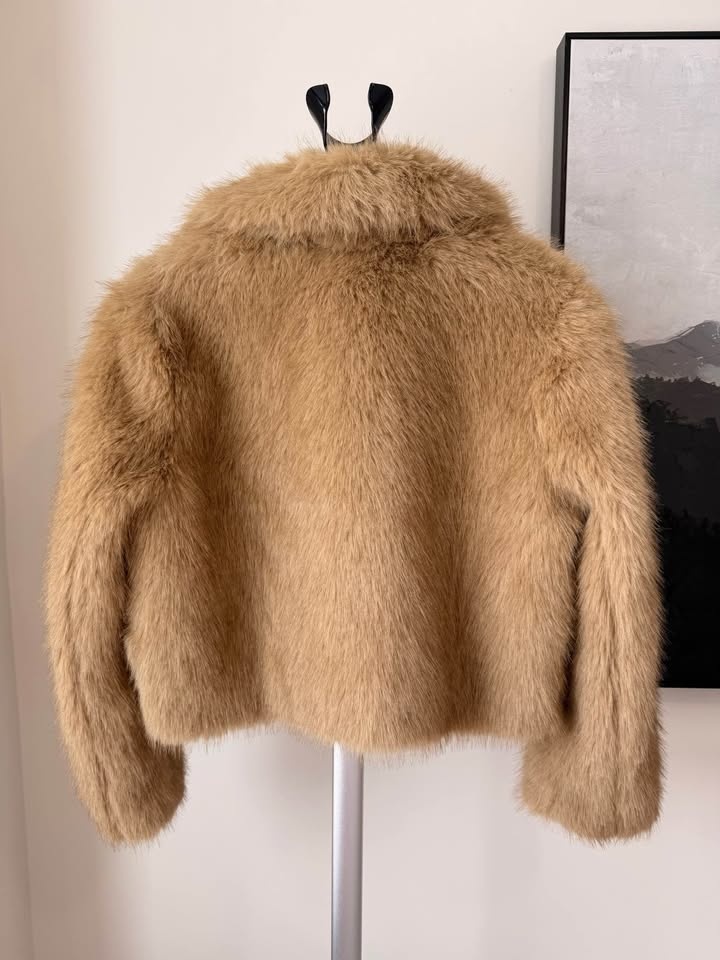 Aritzia Chamonix Coat Fur Coat Size S NWT - photo 3