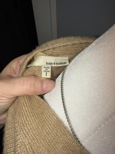 June Hudson Cozy Tan Button-Up Women's Sweater - photo 5