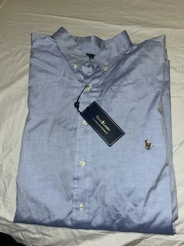 Ralph Lauren Men's Light Blue Button Down Shirt Size 18 1/2-38/3 - photo 5