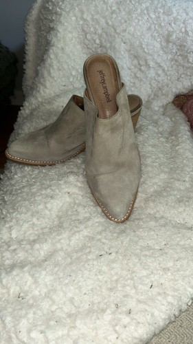 LNWOT Jeffrey Campbell Favela Mule Slides Tan Beige Size 7 - photo 2