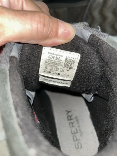 Sperry Gray and Black Duck Boots Men - photo 5