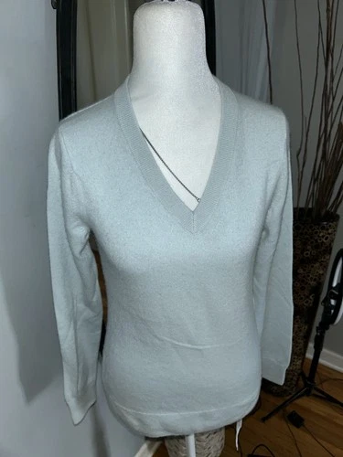 NAADAM blue cashmere v neck sweater now in XS - photo 4