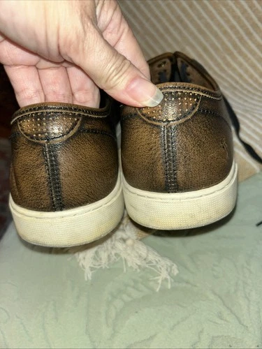 Frye Brett Brown Leather Sneakers Men's Size 13 - photo 3