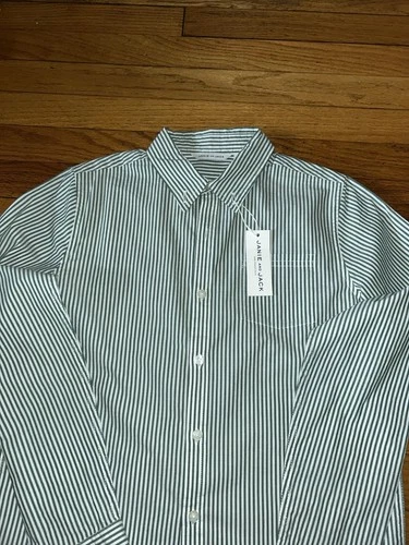 Janie and Jack Green Striped Kids Casual Bottoms Size 14 100% Co - photo 3