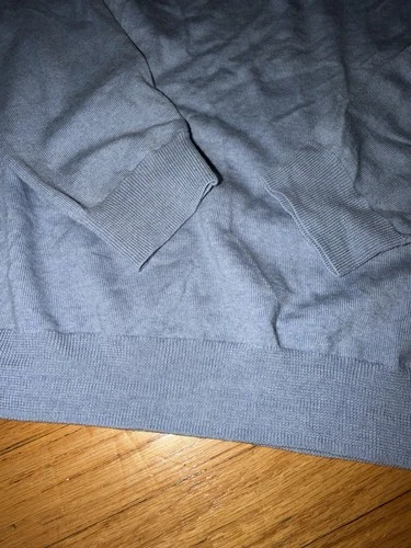 NWT Nordstrom Merino Wool V-neck Dark Gray Sweater - photo 4