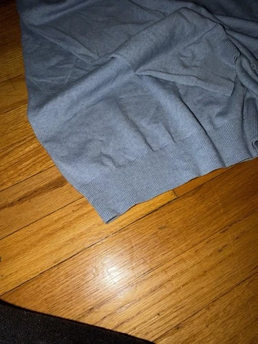 NWT Nordstrom Merino Wool V-neck Dark Gray Sweater - photo 5