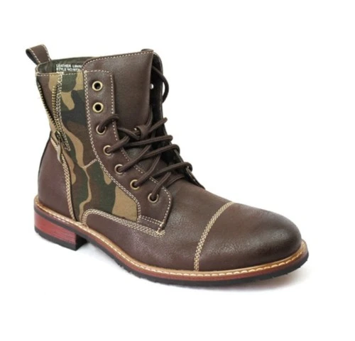 Ferro Aldo Brown Camo Men's Boots Size 12