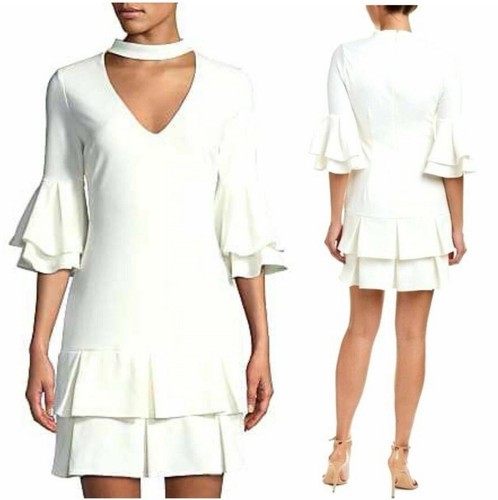 Alexia Admor Dress OFF White Boston Proper SZ 10 NEW