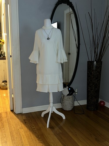 Alexia Admor Dress OFF White Boston Proper SZ 10 NEW - photo 3