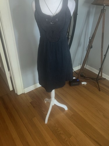 Calvin Klein Denim Rosette Sleeveless Dress - photo 2
