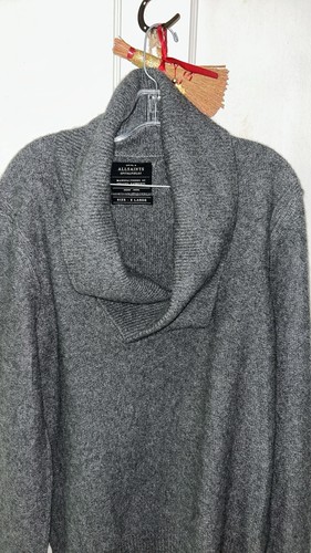AllSaints Men's Charcoal Gray Long Sleeve Sueter XL - photo 3