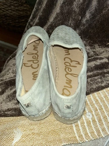Sam Edelman 7.5 Flats Espadrilles Grey Platform - photo 2