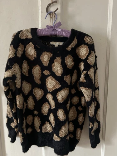 Michael Kors animal print sweater size medium