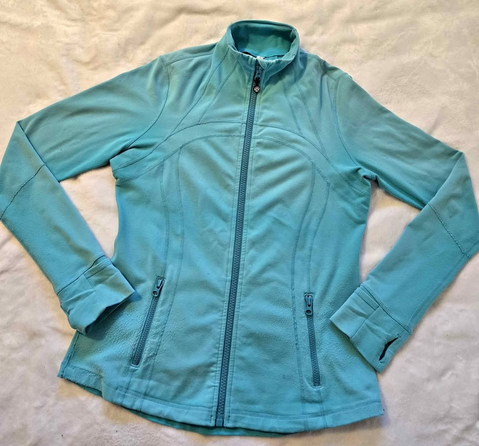 Light Turquoise Lululemon Jacket, Size L/1X