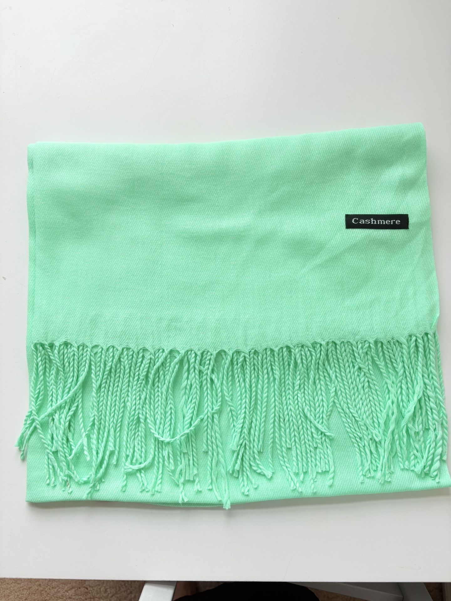 Solid Color long cashmere Turkish Scarf Hijab Scarf - photo 4
