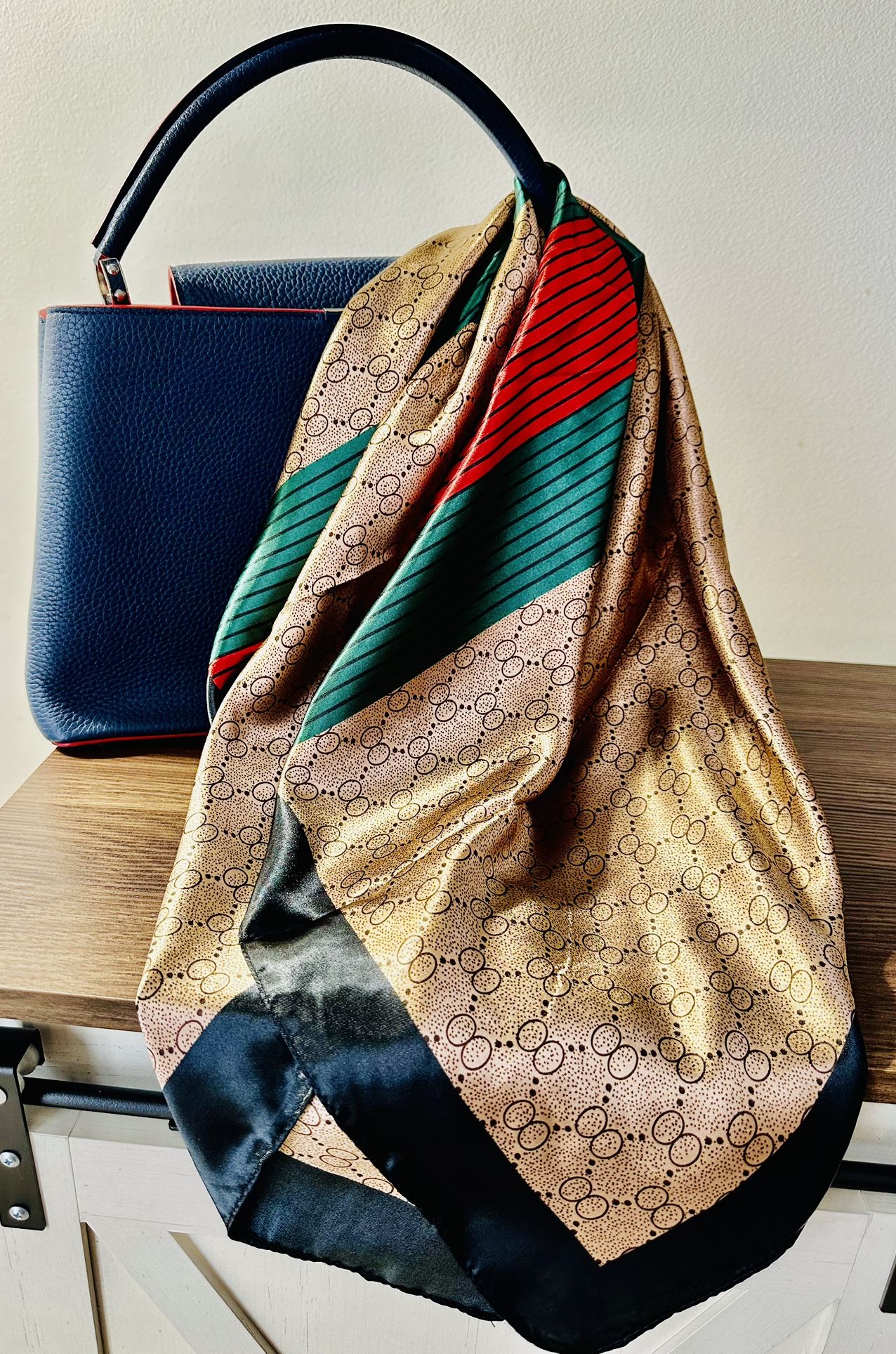 Unique Fashionable Square silky Scarf