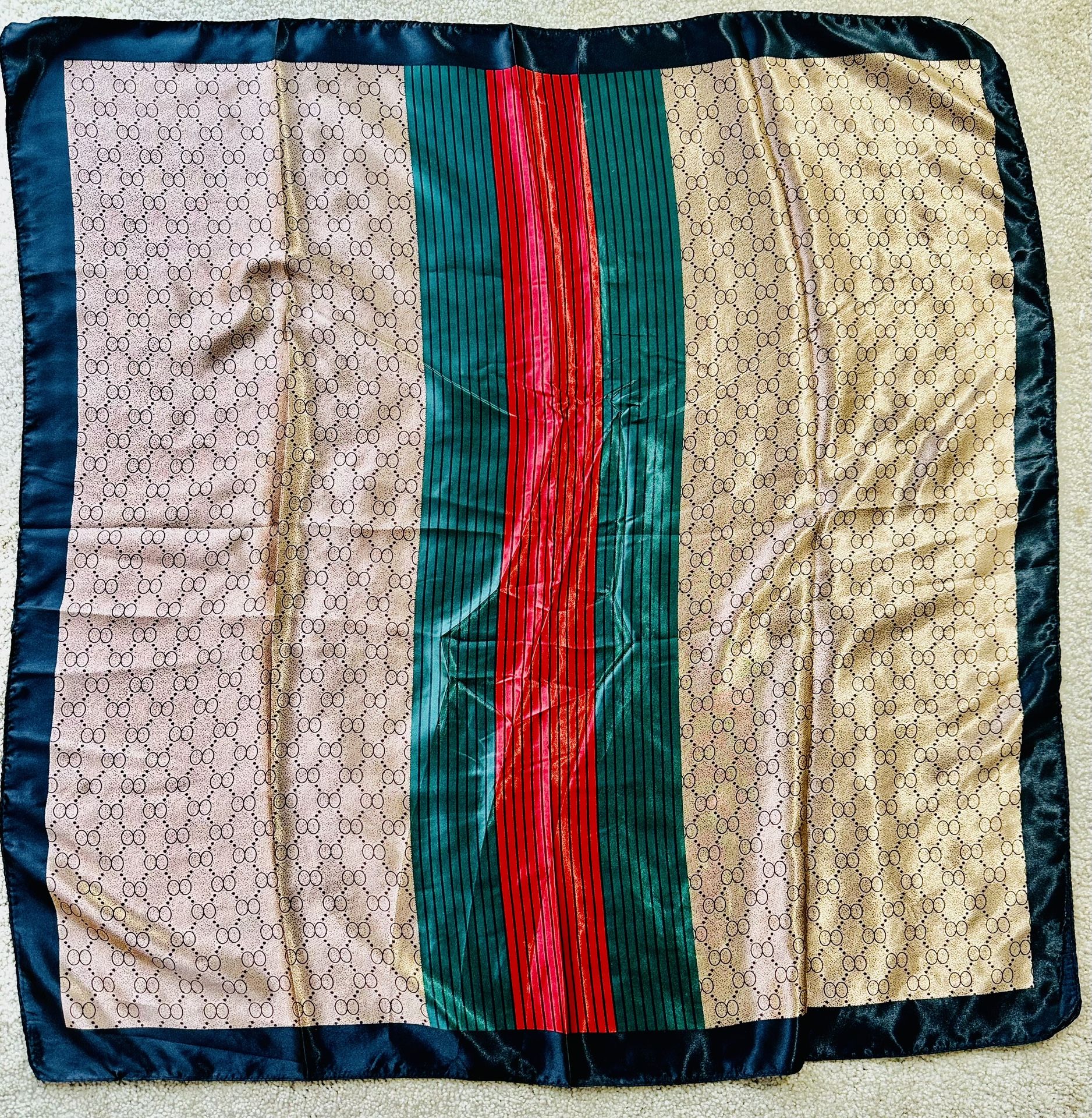 Unique Fashionable Square silky Scarf - photo 2