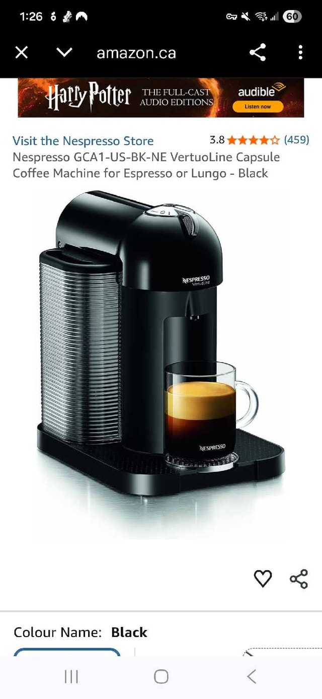Nespresso VertuoLine Coffee Machine