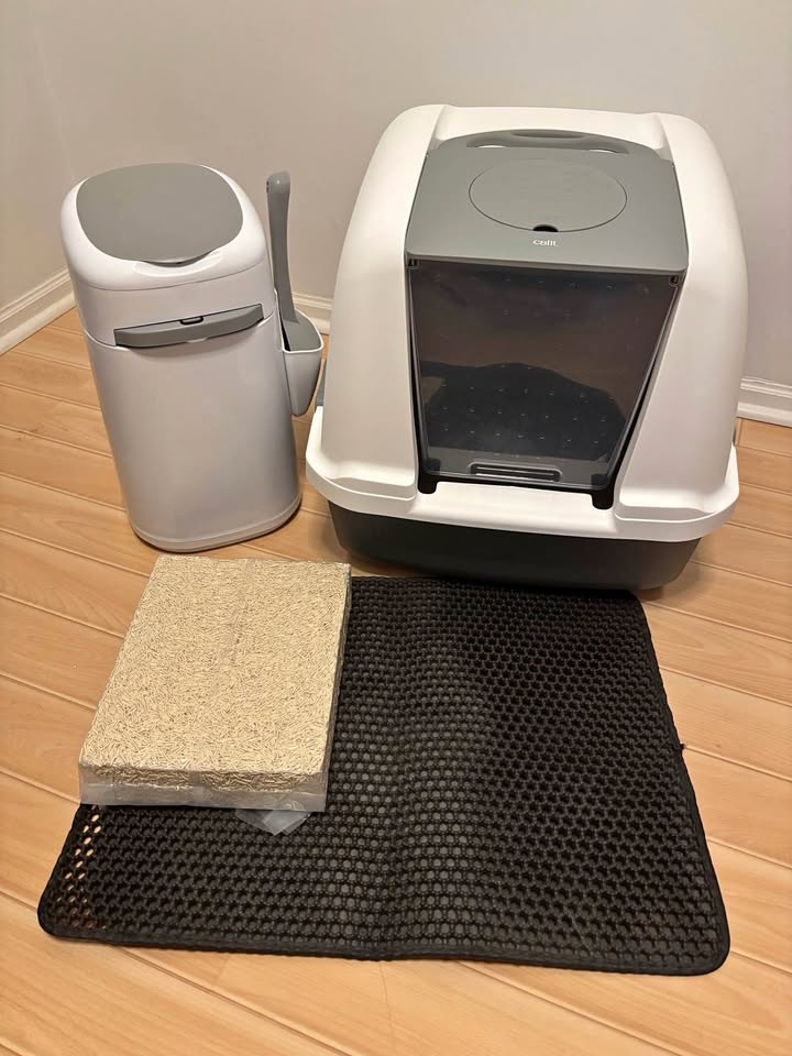 Cat Litter Box Set + Accessories