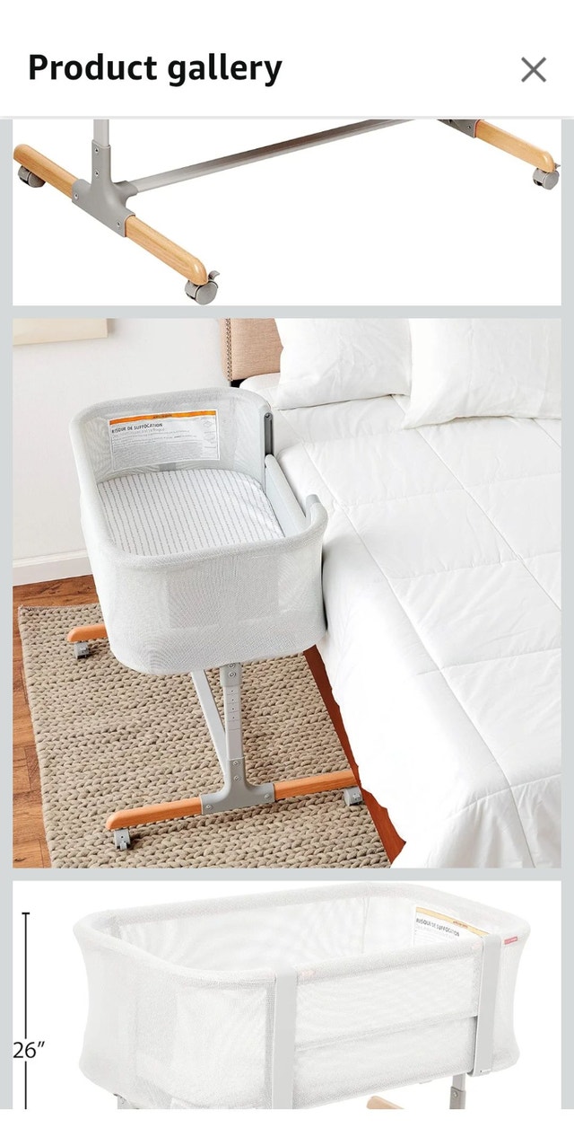 Skip Hop Cozy Up 2-in-1 Bedside Sleeper & Bassinet - photo 3