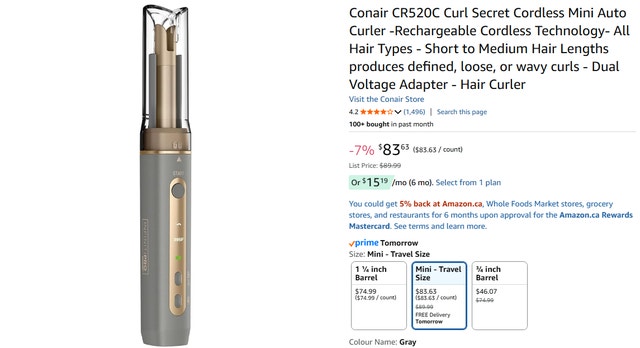 InfinitiPRO Conair Curl Secret Auto Curler