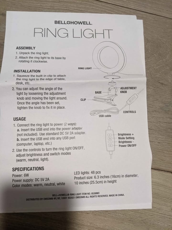 Ring light - photo 4