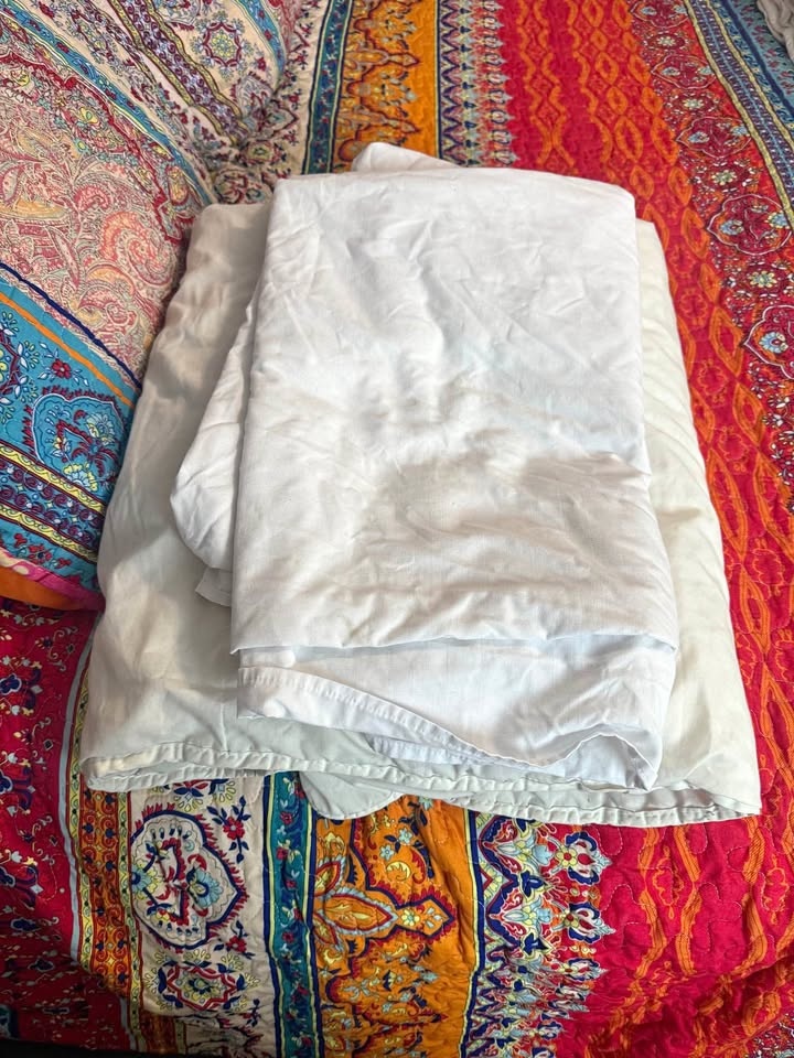 Double bed, duvet, insert, and bed bedsheet